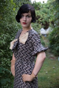 Ada-30s bow dress collection